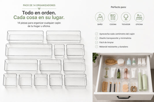 Organizadores Modulares para Cajones