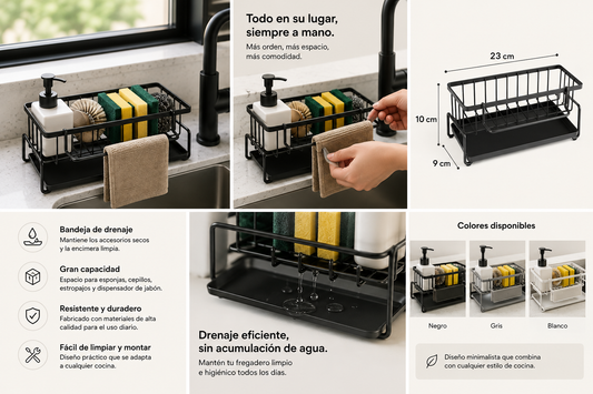 Organizador de Fregadero Compacto