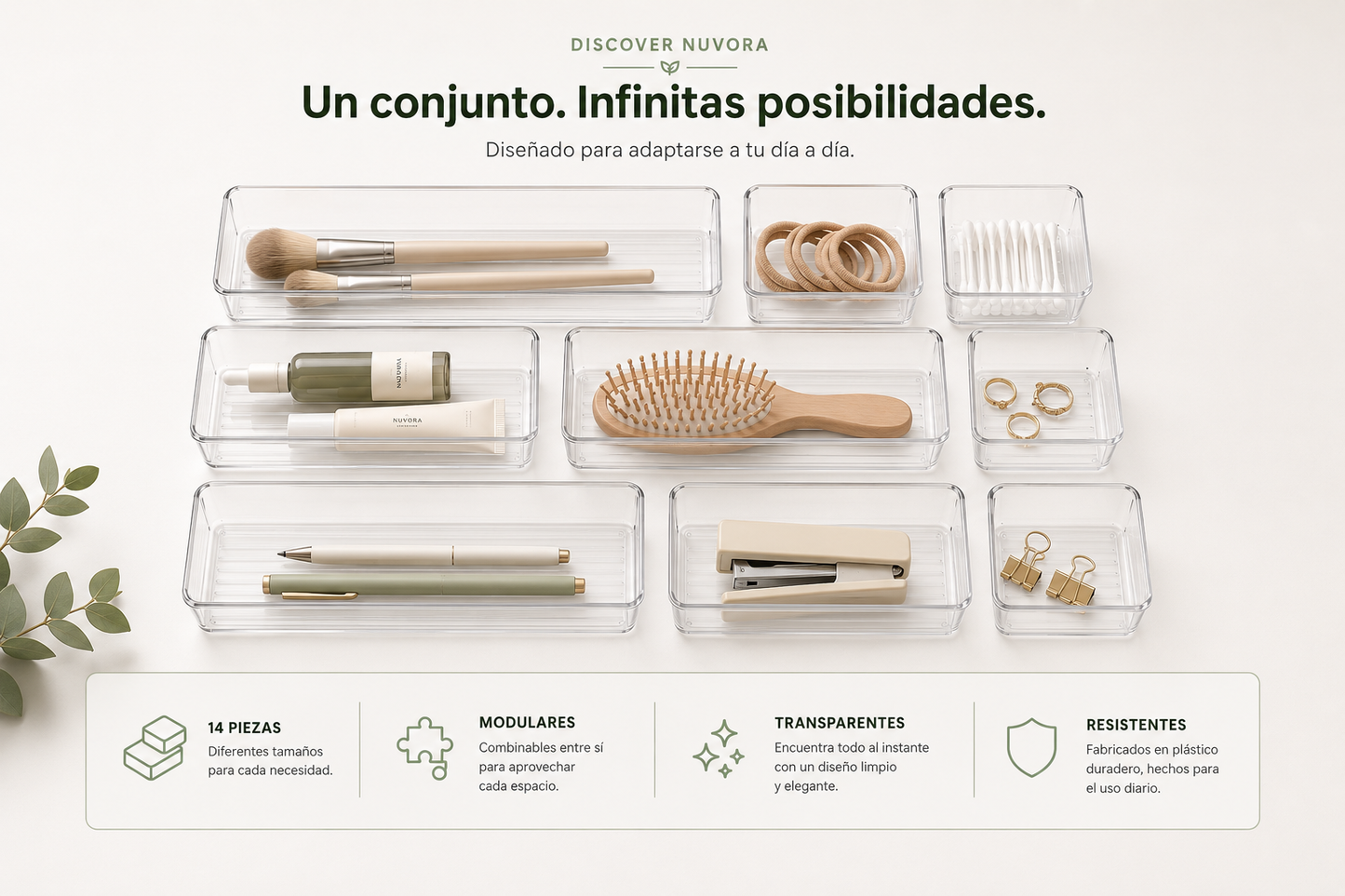Organizadores Modulares para Cajones